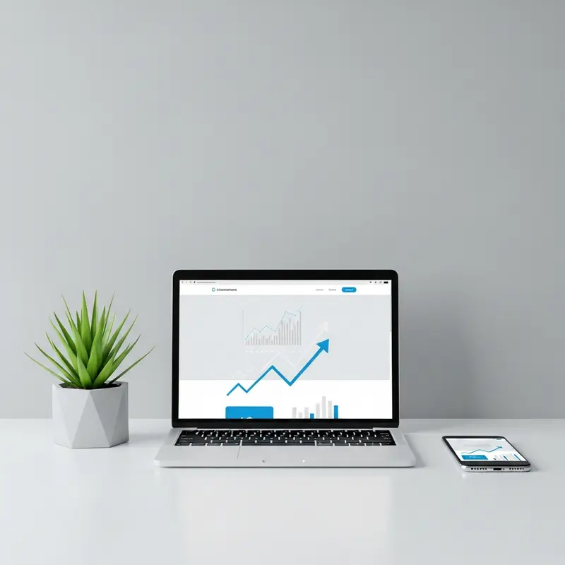 Modern bir e-ticaret web sitesi arayüzü